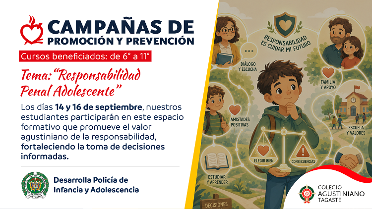 campaña de prevencion responsabilidad penal adolecente tagaste